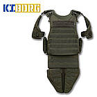 Бронекомплект Militex з балістичним захистом 1 клас захисту Khaki