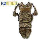 Бронекомплект Militex з балістичним захистом 1 клас захисту cordura USA Multicam