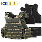 Бронежилет Militex Modular X-1 з балістичним пакетом 1 клас захисту (Збільшена площа захисту) Pixel mm-14