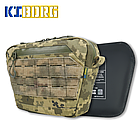 Сумка-напашник XL з балістичним пакетом 1 клас захисту Kiborg GU Сordura Pixel