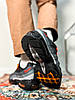 Чоловічі Кросівки Nike Air Max 95 Black Hyper Crimson / Найк Аїр Макс 95 Хайпер Чорні з Сірим та Помаранчевим, фото 11