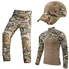Тактичний костюм G3 мультикам 1.0 Убакс+штани+бейсболка