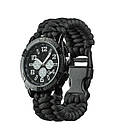 ГОДИННИК ВОДОНЕПРОНИКНИЙ АРМІЙСЬКИЙ MIL-TEC ARMY UHR PARACORD BLACK 15774002