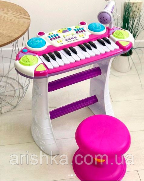 Дитячий синтезатор-піаніно Joy Toy Музикант із мікрофоном