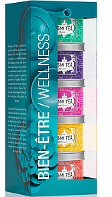 Kusmi Tea Wellness Teas Gift Set Подарунковий набір оздоровчих чаїв 5 шт 98 г
