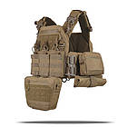 Комплект №2: Плитоноска Kiborg GU gen.2 + 6 підсумків койот