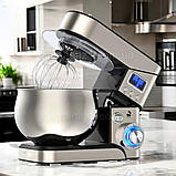 Тістоміс із чашею 6 л 4000 Вт 4000 Вт Top Kitchen стаціонарний міксер із трьома насадками і таймером до 30 хвилин, фото 5