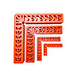 Набір монтажних кутників 100*100 мм з фіксаторами, 2шт/уп (FIX90-1010P), фото 2