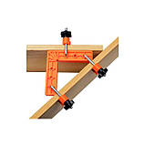 Набір монтажних кутників 100*100 мм з фіксаторами, 2шт/уп (FIX90-1010P), фото 5