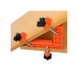 Набір монтажних кутників 100*100 мм з фіксаторами, 2шт/уп (FIX90-1010P), фото 6