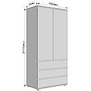 Шафа зі штангою та висувними шухлядами, фото 3