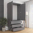 Шафа зі штангою та висувними шухлядами, фото 2