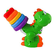 Двуязычная развивающая игрушка Kiddi Smart – Динозаврик Цветограй (украинский и английский), фото 2