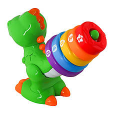 Двуязычная развивающая игрушка Kiddi Smart – Динозаврик Цветограй (украинский и английский), фото 4