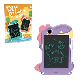 Планшет графічний для малювання 8.5» з монохромним LSD екраном “Динозавр”, CJ-4255414, фіолетовий