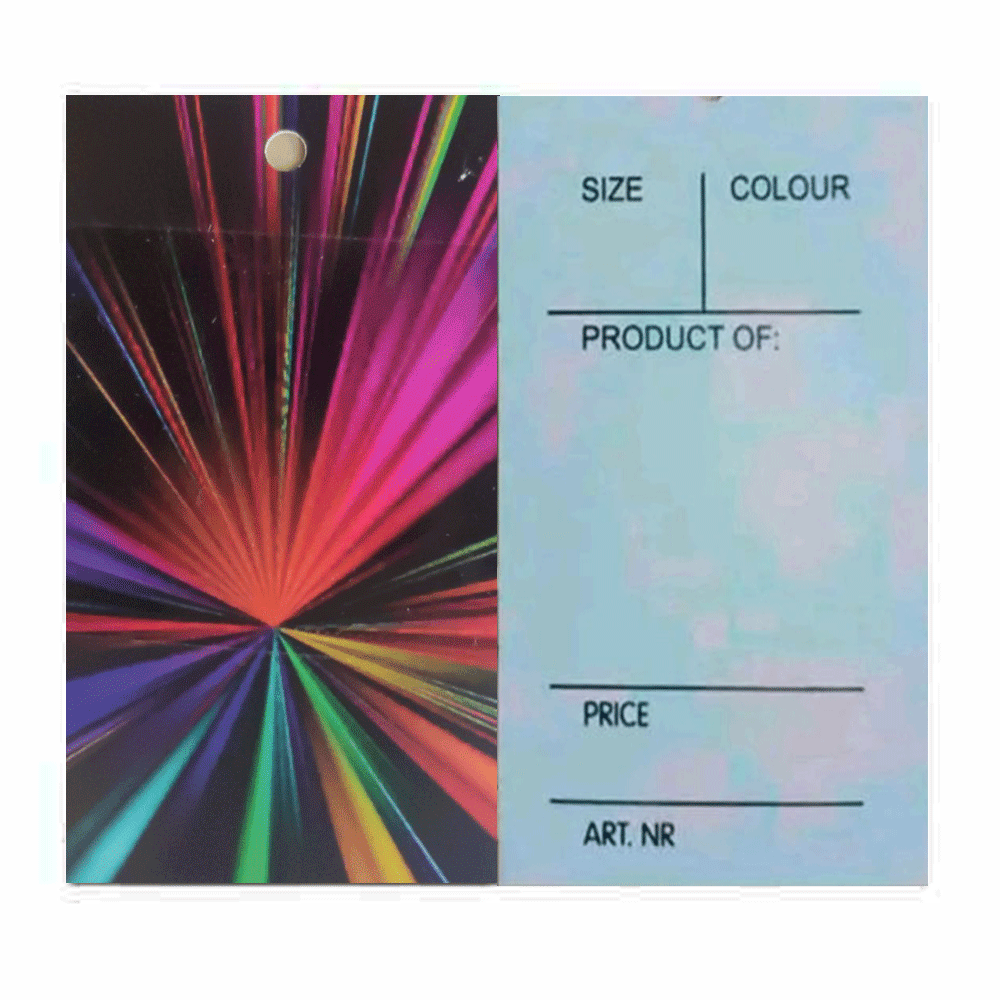 Бирки картонні Етикетки Паперові навісні для одягу картонний ярлик 1000 шт., фото 1