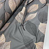 Постільна білизна сімейна Осіннє листя (23524) З двома підковдрами на блискавці Бязь Ранфорс, фото 2