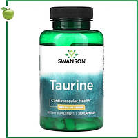 Таурин, 500 мг, 100 капсул, Swanson, США