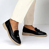 Лофери з простим дизайном та контрастною підошвою, фото 8