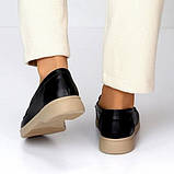 Лофери з простим дизайном та контрастною підошвою, фото 7