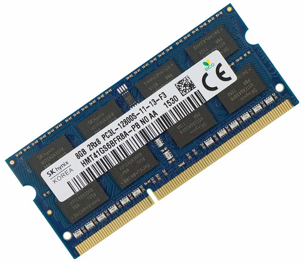 Оперативна пам'ять DDR3L 1600 8GB PC3L-12800s для ноутбука SODIMM SK hynix HMT41GS6BFR8A-PB