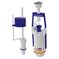 Комплект універсальної змивної арматури з функцією START-STOP і клапаном нижньої подачі води 1/2" NOVA 4363N