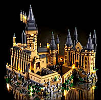 Конструктор Гаррі Поттер Замок Хогвартс 6369 деталей з LED підсвіткою Harry Potter сумісний з LEGO лего