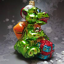 Дракон  з подарунком іграшка на ялинку Snegka Poland, фото 3