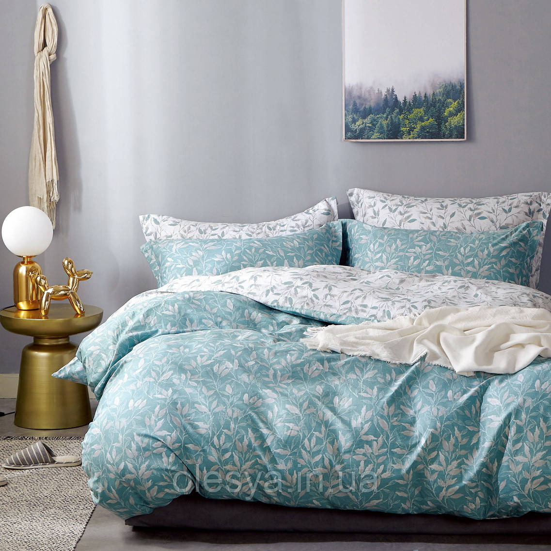 Комплект постільної білизни Bella Villa сатин Розмір сімейний (B-0286 Fm, фото 1