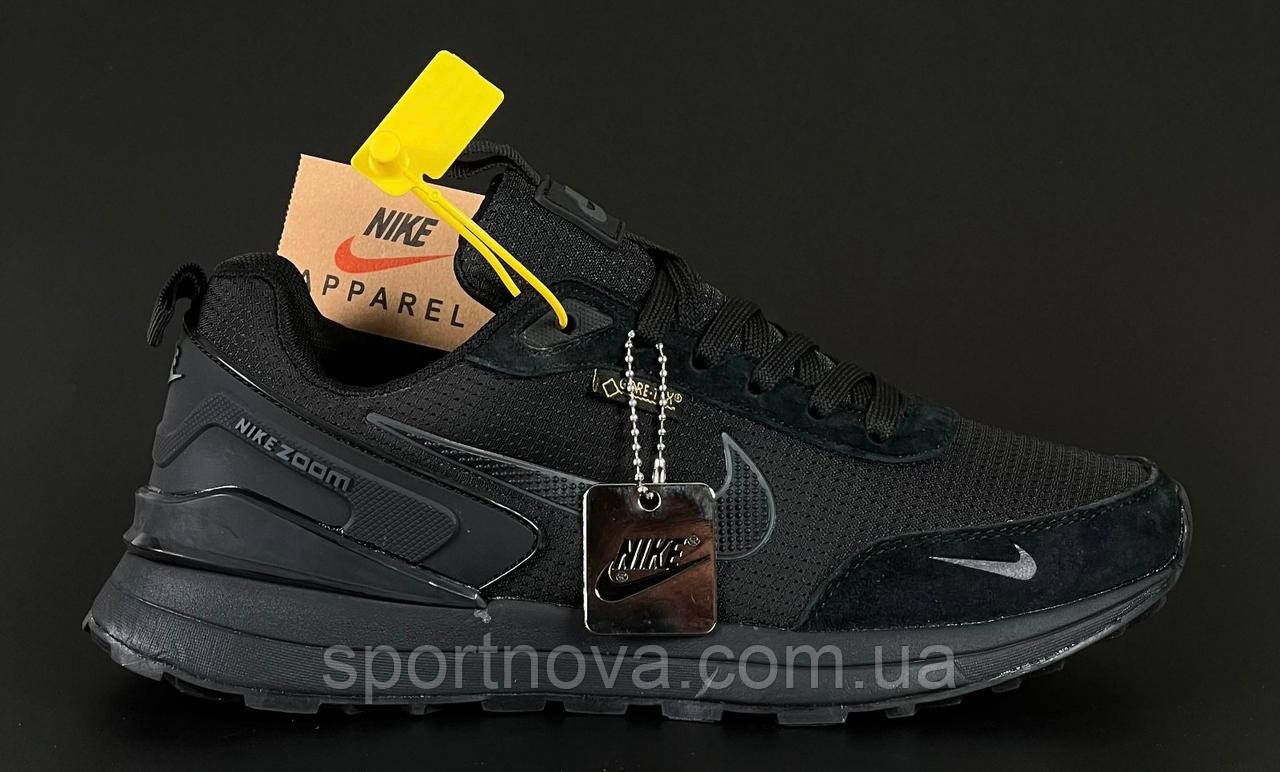 Чоловічі термокросівки Nike Zoom водовідштовхувальна тканина чорні розмір 41