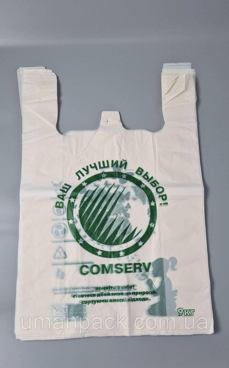 Пакет майка поліетиленова 40*60 Компост (100 шт.)