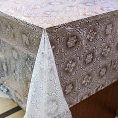 Скатертина на стіл Dekor, Туреччина в бежевих тонах