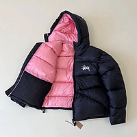 Пуховик Stussy, Куртка Рожева Стуссі Зимова куртка Stussy Пуховик Рожевий