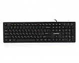 Клавіатура Gembird KB-MCH-03-UA, тонка, мультимедійна, USB, фото 5