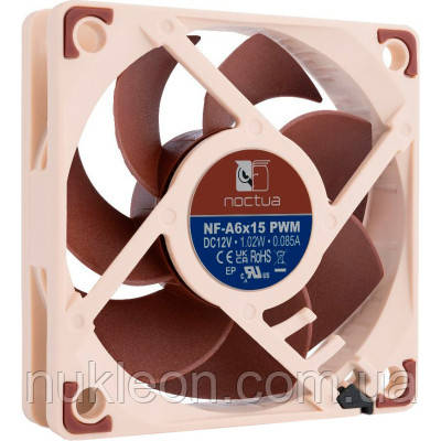 Популярний! Кулер до корпусу Noctua NF-A6x15 PWM - Краща якість тільки на Nukleon.com.ua