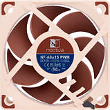 Популярний! Кулер до корпусу Noctua NF-A6x15 PWM - Краща якість тільки на Nukleon.com.ua, фото 4