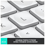 Клавіатура бездротова Logitech MX Keys Mini For Business Pale Gray/White, фото 9