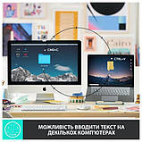 Клавіатура бездротова Logitech MX Keys Mini For Business Pale Gray/White, фото 10