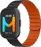 Смарт-годинник iMiki SE1 Magnetic Strap Black/Orange, фото 2