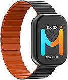 Смарт-годинник iMiki SE1 Magnetic Strap Black/Orange, фото 3