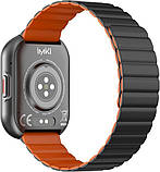 Смарт-годинник iMiki SE1 Magnetic Strap Black/Orange, фото 4