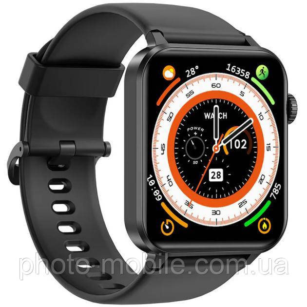 Смарт-годинник Blackview R30 Pro (укр.мова/BT5.0/call/LCD1.85"/IP68/280mAh/20мм) Чорний