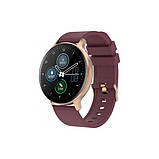 Смарт-годинник Canyon CNS-SW68RR Gold/Bordo, фото 2