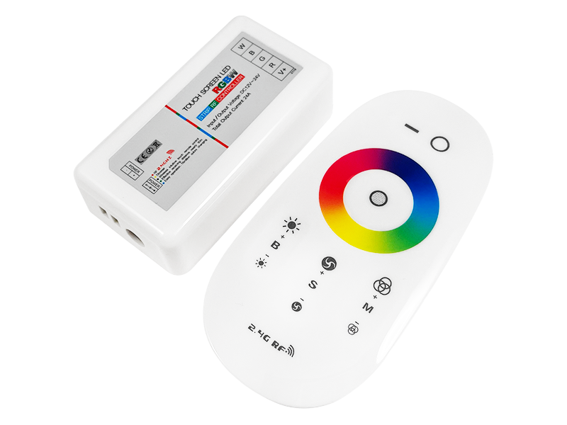 Контролер RGBW 24А радіо сенсорний 8 кнопок