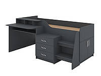 Ліжко-горище Спейс Пехотін Дитяче ліжко з шухлядами та столом у спальню купити в Одесі, Україні