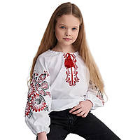 Вышиванка для девочки Жоржина домотканая (маломерит на размер)