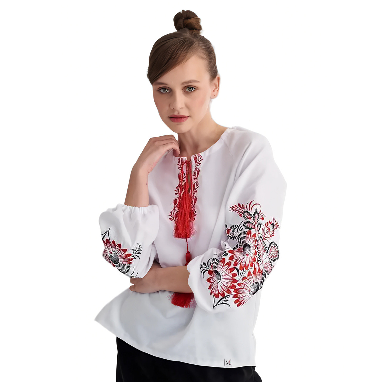 Вишиванка жіноча Жоржина  р.M. 2XL домоткана