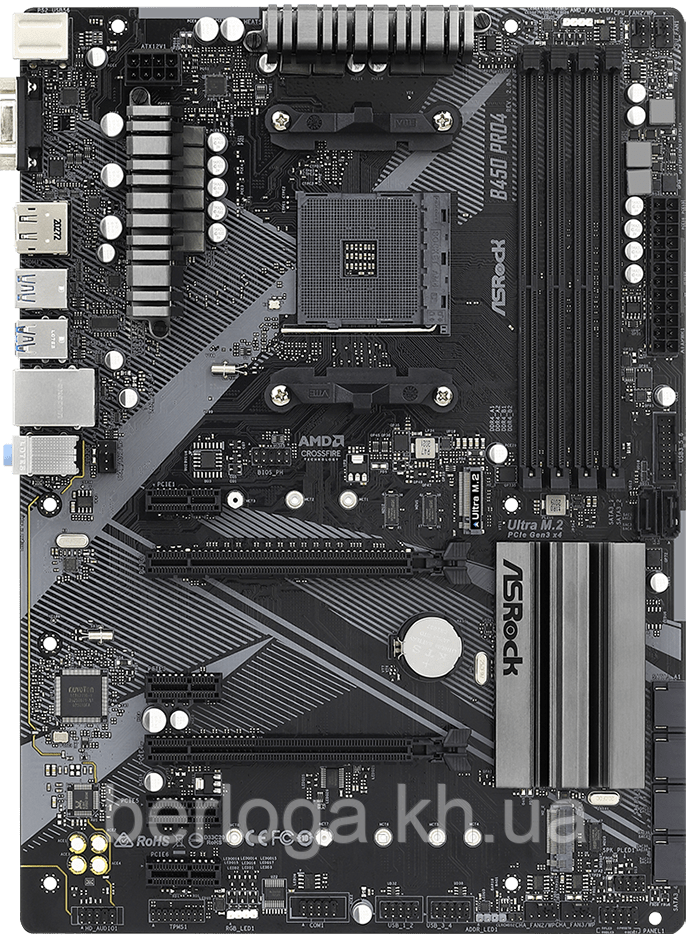 Материнська плата ASRock B450 Pro4 R2.0