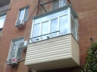 Балкон с выносом в 9 этажном и 5 этажном доме на 30-40 см  18