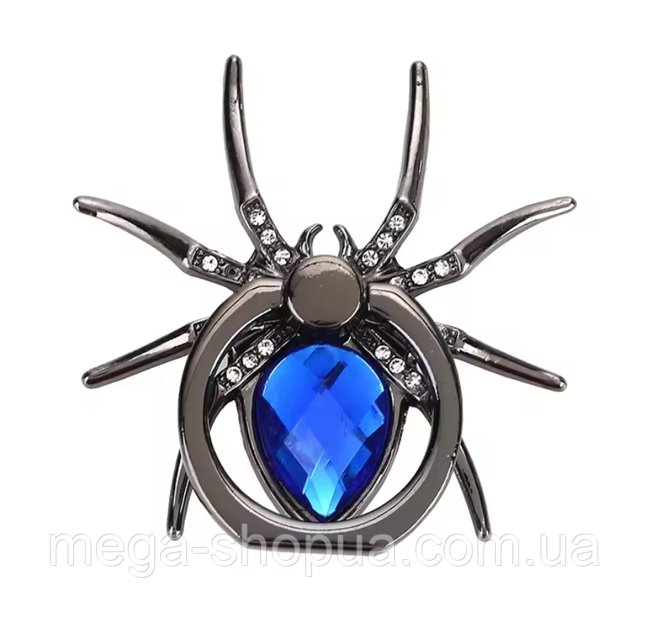 Кільце-тримач металевий попсокет "Павук" для телефону, підставка для смартфона DS11-6